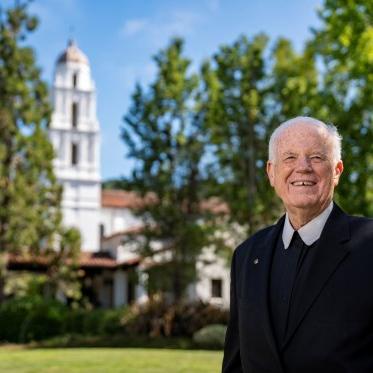 Brother Thomas on a bright sunny day