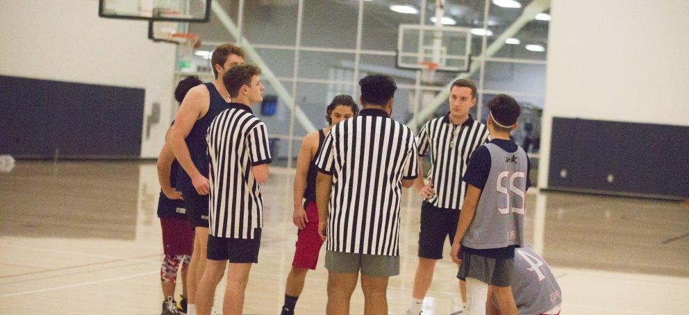 Students Playing Basketball