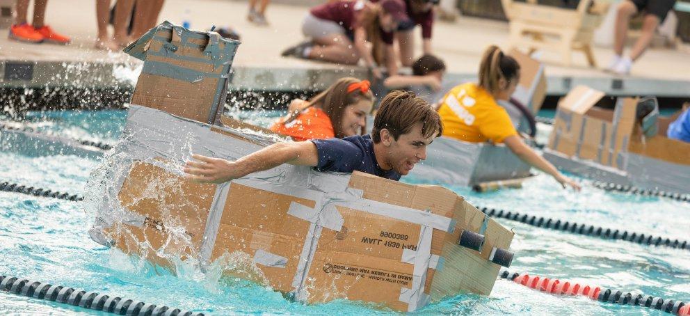 Cardboard Canoe Race