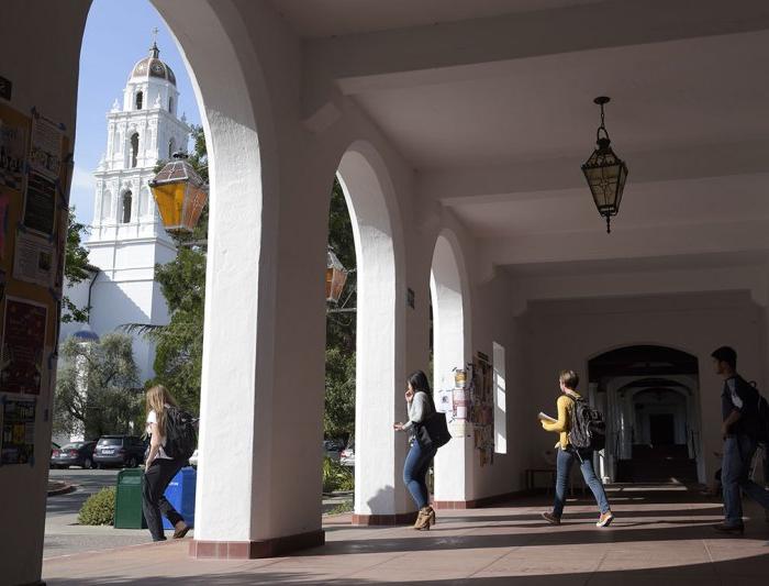 Campus Hallway