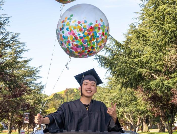 Saint Mary's Economics Minor Student on Graduation