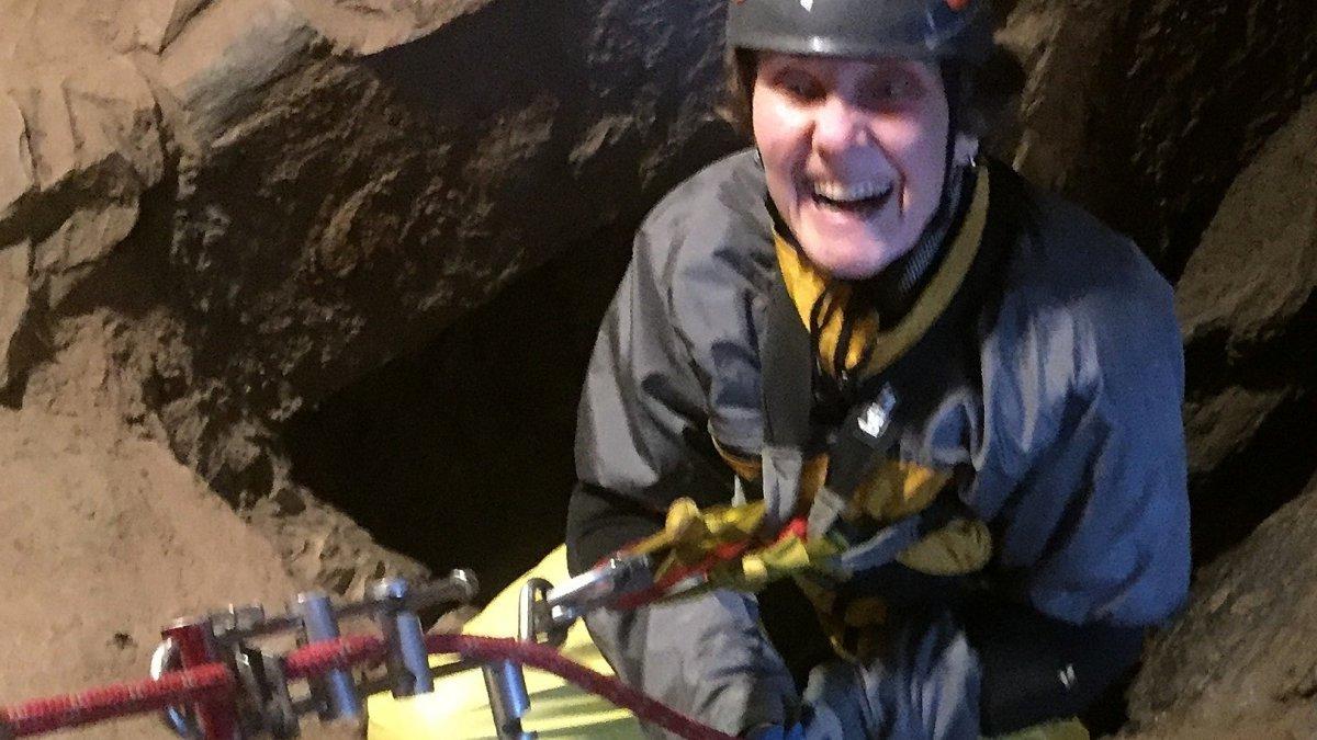 Professor Carla Brossard begins her descent into Moaning Cavern